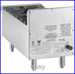 Commercial 12 Natural Gas Double Burner Countertop Range Kitchen Cook Equipment