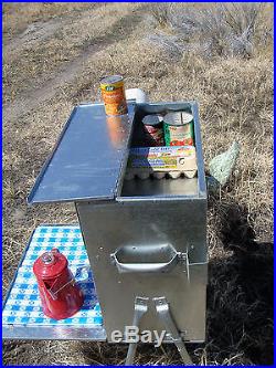 Compact Camp Kitchen NO LEGS Food Box Riley Stoves