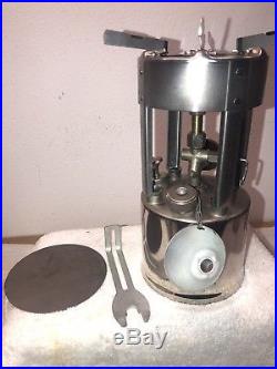 Complete Coleman 530 Nickel Plated Single Burner Stove B/46 - Never Fired