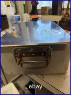 Complete Vietnam US Military Field Issued 2 Burner Dual Gas Stove Untested Rare