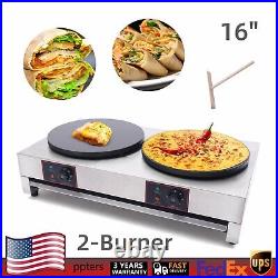 Countertop Electric Furnace Hot Burner Dual Electric Burner Hot Plate Stove US