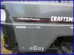 Craftsman Garden Tractor 18HP 44 Inch Deck High Low Range Runs Good