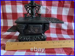 Crescent Cast Iron Vintage Child's Stove Complete