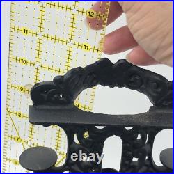 Crescent Cast Iron Vintage Stove Salesmen's Sample Or Doll Size Toy Set Replica