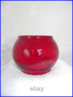 DULUTH MISSABE & IRON RANGE RAILROAD LANTERN Signal Red Lantern Globe