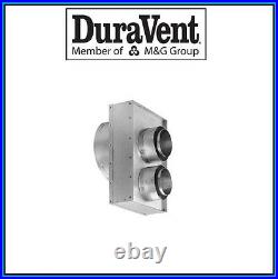 DURAVENT 4 x 6 5/8 DirectVent Pro Co-Axial to Co-Linear Connector #46DVA-GCL