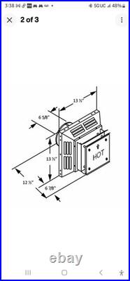 DURAVENT 4 x 6 5/8 DirectVent Pro Horizontal Square Termination Cap #46DVA-HC