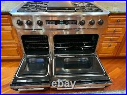 Dacor 48 inch dual fuel pro stainless steel range in excellent condition