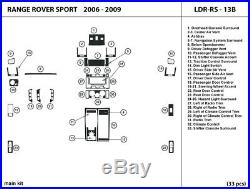Dash Trim Kit for Land Rover Range Rover Sport 2006-2009 Dash Kit LDR-RS-13B