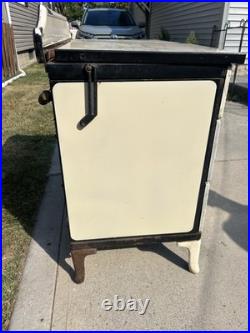 Detroit Jewel Deco Gas Stove Antique Enamel Finish Read Description As Is