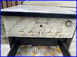 Detroit Jewel Deco Gas Stove Antique Enamel Finish Read Description As Is