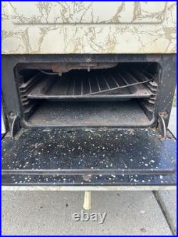 Detroit Jewel Deco Gas Stove Antique Enamel Finish Read Description As Is