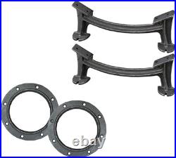Double Barrel Camp Stove Kit Converts Single to Double Barrel Stove Cast