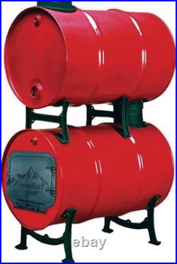 Double Barrel Camp Stove Kit Converts Single to Double Barrel Stove Cast