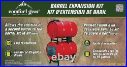 Double Barrel Camp Stove Kit Converts Single to Double Barrel Stove Cast