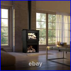 Drolet Deco Alto Wood Stove, 75,000 BTU/h, 500 2,100 ft², EPA 2020 Approved