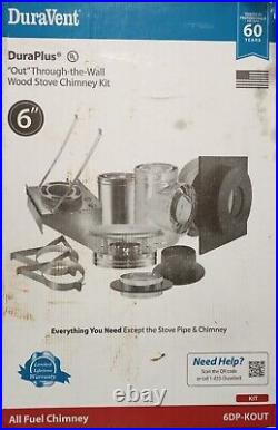 DuraVent 6DP-KOUT Through The Wall Kit 6 ID Chimney Pipe DuraPlus 10 OD KTTW DuraVent 6DP-KOUT Through The Wall Kit 6 ID Chimney Pipe DuraPlus 10 OD KTTW