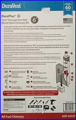 DuraVent 6DP-KOUT Through The Wall Kit 6 ID Chimney Pipe DuraPlus 10 OD KTTW DuraVent 6DP-KOUT Through The Wall Kit 6 ID Chimney Pipe DuraPlus 10 OD KTTW