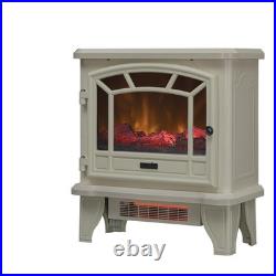 Duraflame Infrared Quartz Electric Fireplace Stove Cream Heater