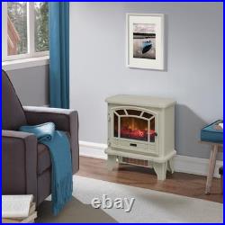 Duraflame Infrared Quartz Electric Fireplace Stove Cream Heater