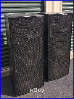 EAW LA325 Pair Full range 3 Way Speakers Working Biamp PA Audio Pro Grade