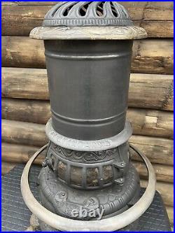 E. Bement & Sons Kerosene Round Wick Parlor Stove / Heater 1897