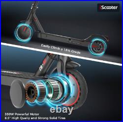 Electric Scooter, 18 Miles Range, 19 MPH, 350W Foldable Commuting Scooter