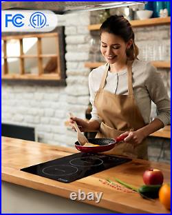 Electric Stove Induction Cooktop Vertical with 2 Burners Vitro Ceramic Smooth Su Electric Stove Induction Cooktop Vertical with 2 Burners Vitro Ceramic Smooth Su