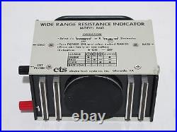 Electro-Tech ETS 860 Wide Range Resistance Indicator