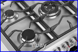 Empava 36 Slide-In Freestanding Single Oven Gas Range with 5 Burner Cooktop