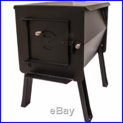 England's Stove 12-CSL Grizzly Camp Wood Stove, 2.7 Cu. Ft