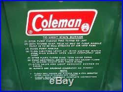 Excellent Condition Vintage Coleman Deluxe 2 Burner Camp Stove 413g