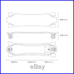 Exway X1 Dual Hub Motor Electric Skateboard 25 MPH Hill Grade 30% 10 Miles Range