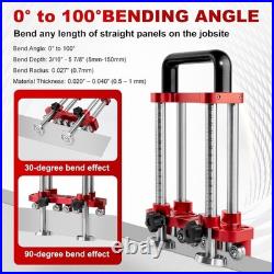FS2F150 Sheet Metal Bender, 0-100° Bending Range, 5mm-150mm Bending Depth