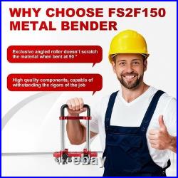FS2F150 Sheet Metal Bender, 0-100° Bending Range, 5mm-150mm Bending Depth, 2 Sta