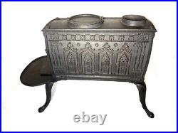 Fancy Cast Iron Cathedral Motif Stove Granger & Brothers Pittsford