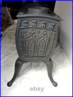 Fancy Cast Iron Cathedral Motif Stove Granger & Brothers Pittsford