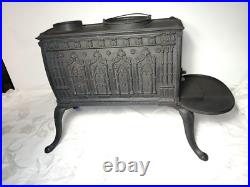 Fancy Cast Iron Cathedral Motif Stove Granger & Brothers Pittsford