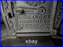 Fancy Cast Iron Cathedral Motif Stove Granger & Brothers Pittsford