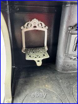 Fantastic Antique Cast Iron Cooking Stove Salesman Sample Quick Meal Miniature