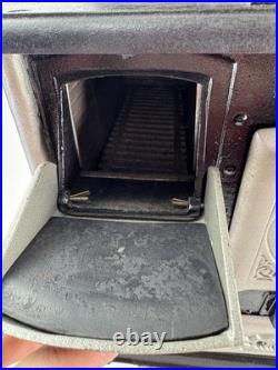 Fantastic Antique Cast Iron Cooking Stove Salesman Sample Quick Meal Miniature