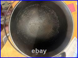 Favorite Piqua Ware #8 Three Legged cast Iron Kettle