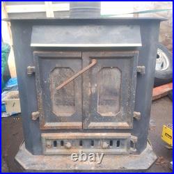 Freestanding Wood Coal Stove with blower Citation model by Salvo Machinery MA