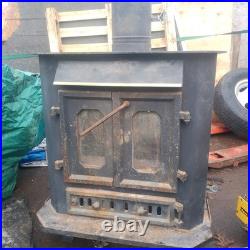 Freestanding Wood Coal Stove with blower Citation model by Salvo Machinery MA