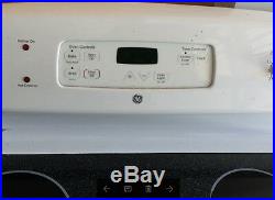 GE Electric White, with Glass Top Stove /oven Priced to sell