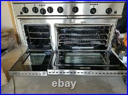 GE Monogram 48 Dual-Fuel Professional Range with 4 Burners, Grill, and Griddle
