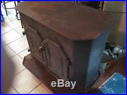 Garrison Wood Stove Solid Steele 30' wide with back dampers