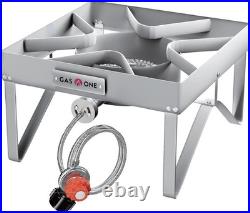 GasOne Stainless Steel Outdoor Propane Burner High Pressure Camp Stove with