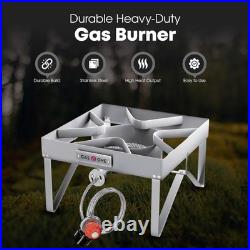 GasOne Stainless Steel Outdoor Propane Burner High Pressure Camp Stove with