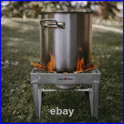 GasOne Stainless Steel Outdoor Propane Burner High Pressure Camp Stove with